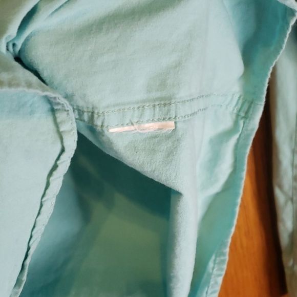 Men's Aqua Hollister Button Down Shirt - Picture 7 of 7